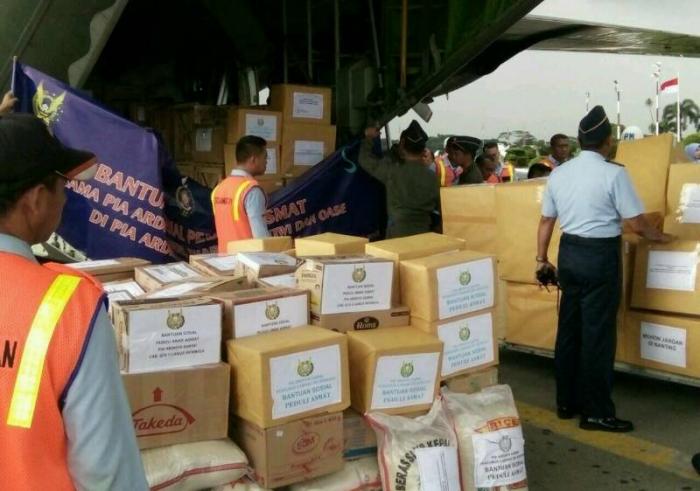 TNI Kirim Bantuan Kemanusiaan Peduli Asmat