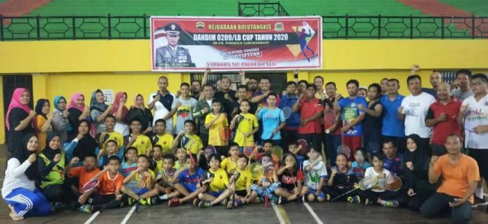 Bangkitkan Prestasi Bulutangkis Labuhanbatu, Dandim 0209/LB Gelar Kejuaraan