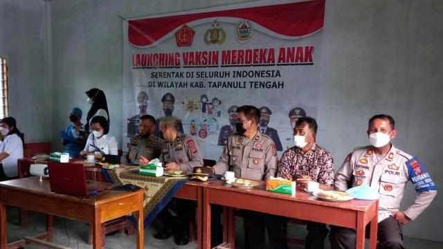 Zoom meeting Polres Tapteng bersama Kapolri