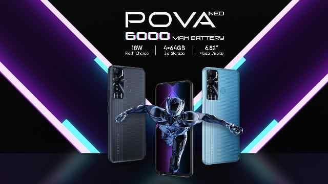 TECNO POVA Neo Resmi Hadir, Ponsel Pintar- Baterai 6.000 mAh dan fitur 18W Flash Charge Hanya 1 Jutaan