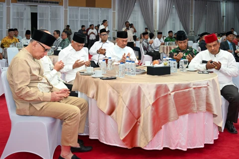 Doa Lintas Agama Jelang Tahun Baru 2026, Wagubsu Berharap Masa Transisi Bencana Berjalan Lancar
