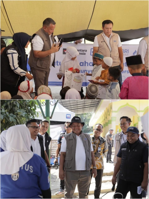BRI dan YBM BRILiaN Hadir di Besitang, Bawa Harapan Bangkit Bersama Pasca Bencana