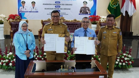 Pemkab dan Kejari Deli Serdang Jalin Kerja Sama Penanganan Masalah Hukum Bidang Datun