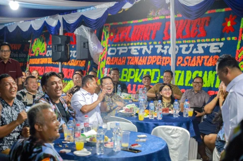 Wali Kota Wesly Silalahi dan Ny Liswati Hadiri Open House DPD IPK Pematangsiantar