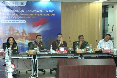 Wali Kota Wesly Silalahi Saksikan Peluncuran Laporan Perekonomian Indonesia 2025 oleh Bank Indonesia