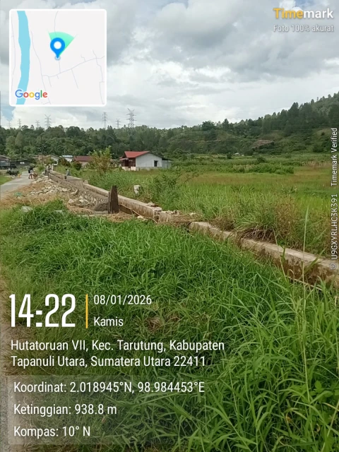 Dirjen SDA Diminta Evaluasi Proyek Irigasi BBWS Sumut II di Tapanuli Utara