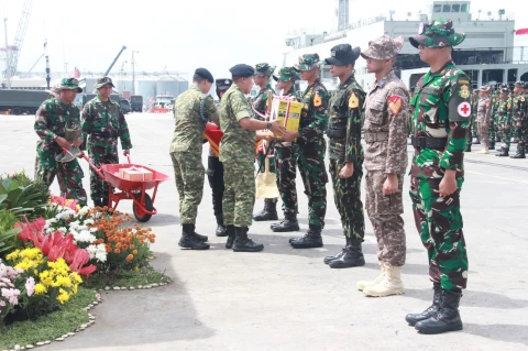 Latsitarda Nusantara XLVI/2026, Taruna Akademi TNI Hadir Bantu Masyarakat Aceh