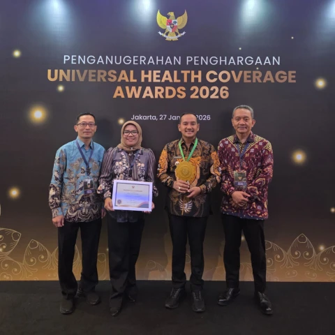 Pemko Tebing Tinggi Raih Penghargaan UHC Madya 2026, Masuk Jajaran Kota Terbaik Pelayanan Kesehatan di Sumut