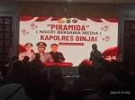 Hari Ketiga Menjabat, Kapolres Binjai Ajak Wartawan Bangun Sinergi Lewat Kegiatan "Piramida"