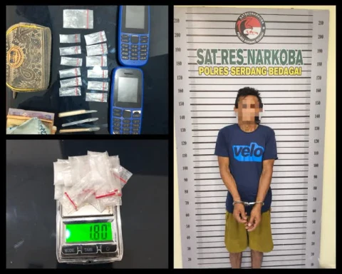 Gerak Cepat, Sat Narkoba Polres Sergai Ringkus Pengedar Sabu