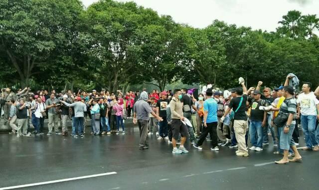 Simulasi Sistem Pengamanan kota (Sispamkota) dalam rangka pengamanan Pilkada 2018 di Jember