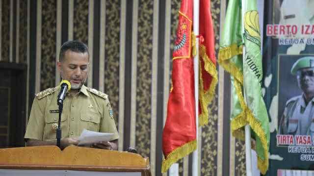 Musa Rajekshah membuka acara Rakerda Pemuda Panca Marga (PPM) Provinsi Sumut di Griya Hotel, Medan, Selasa (8/2). 