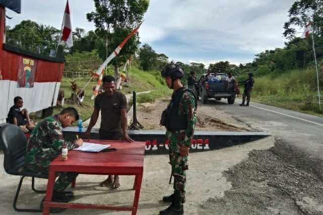 Kegiatan sweeping yang dilakukan oleh Satgas