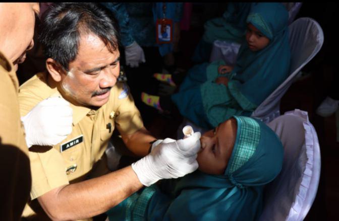 Walikota Binjai Ikut Langsung Imunisasi Anak, Bentuk Pelayanan Pada Masyarakat