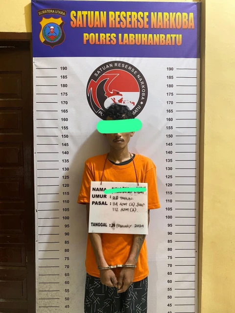 Pelaku setelah diamankan 