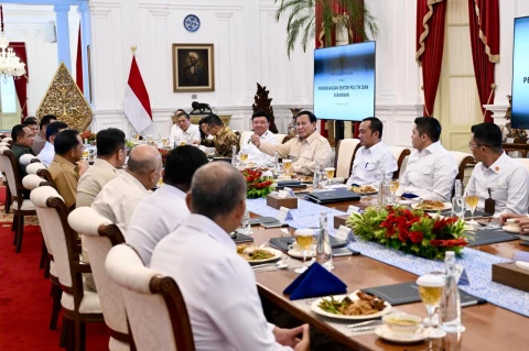 Rapat Terbatas (Ratas) bersama Presiden RI Prabowo Subianto