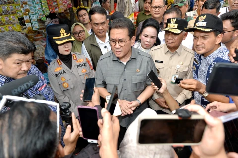 Pastikan Harga Stabil Jelang Idulfitri, Wagub Sumut dan Mendag Turun Langsung ke Pasar Tebingtinggi