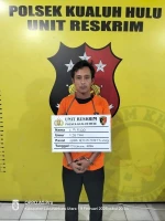 Pemuda Penyalahguna Narkotika Ditangkap Tim Reskrim Polsek Kualuh Hulu