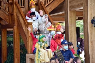 Peringatan Hari Down Syndrome Dunia di Taman Buah Cakra, Jalan Pantai Bunga, Desa Pamah, Kecamatan Deli tua, Kabupaten Deliserdang, Minggu (20/3/2022)