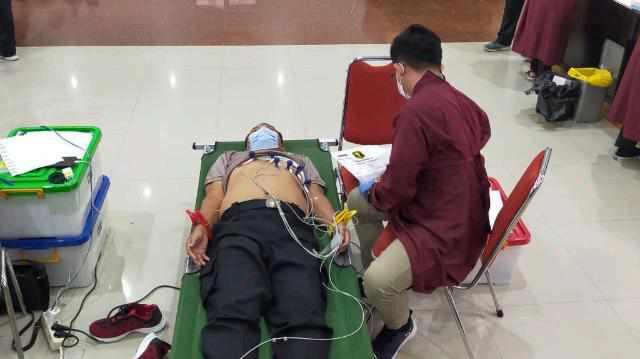 Pemeriksaan kesehatan di Polres Tapteng