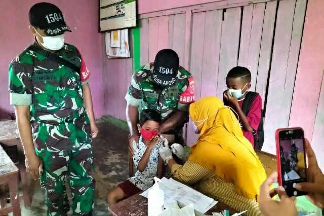 Lima Hari Vaksinasi Mobile, Pangdam XVI/Pattimura Apresiasi Kinerja Seluruh Pihak