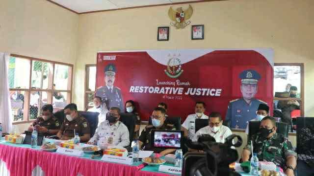 Launching Rumah Restorative Justice di Padang Bolak