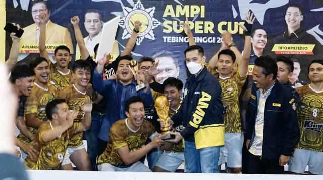 Penutupan Turnamen Futsal AMPI Super Cup Tahun 2022 di Tebingtinggi