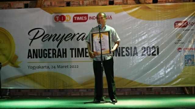 Acara penghargaan Anugerah Times Indonesia&nbsp; Tahun 2021 
