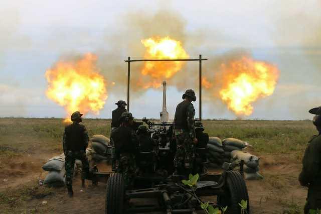 Latihan Menembak Senjata Berat (Latbakjatrat) Terintegrasi TA 2022 