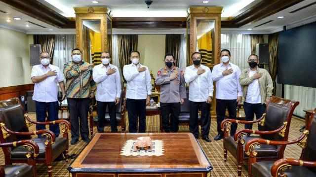 Kapolri saat menerima pengurus Kadin