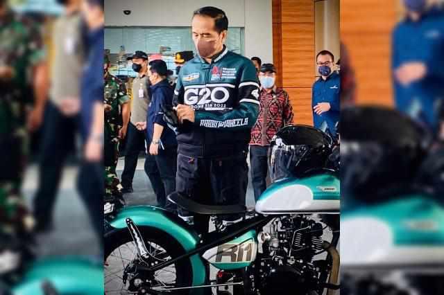 Presiden Jokowi di Mandalika 