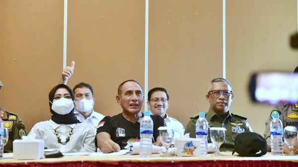 Gubernur Sumatera Utara saat wawancara oleh Dewan Juri, dan terlaksanana dengan baik dan lancar, Kamis, 9 Maret 2023.
