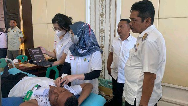 FK USU dan PERKI Sumut Cek Kesehatan Jantung Warga Tebingtinggi, PJ Wako Beri Apresiasi