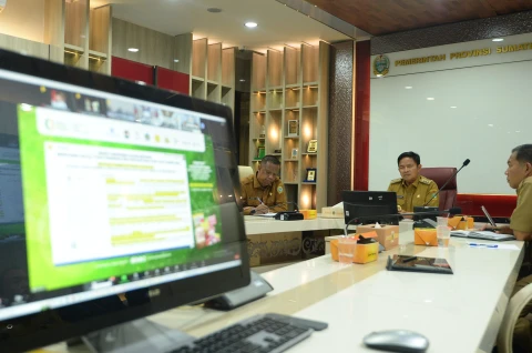 Pj Gubsu Ikuti Rakor Pengamanan Pasokan dan Harga Pangan Jelang Ramadan dan Idulfitri 2024