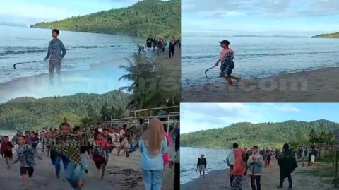 Polres Tapteng Diminta Tindak Pelaku Tawuran Membawa Sajam di Pantai Muara