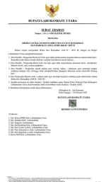 Menyambut Bulan Suci Ramadhan Ini Himbauan Bupati Labura Pada Pengelola Hotel dan Hiburan Malam