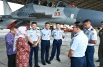 Irkoopsud II Dampingi Irjenau Terima Kunjungan&nbsp;Ketua BPK RI ke Lanud Hnd