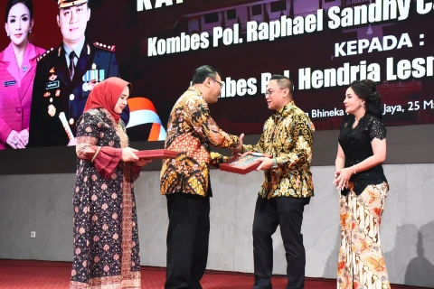 Kenal Pamit Kapolresta Deli Serdang
