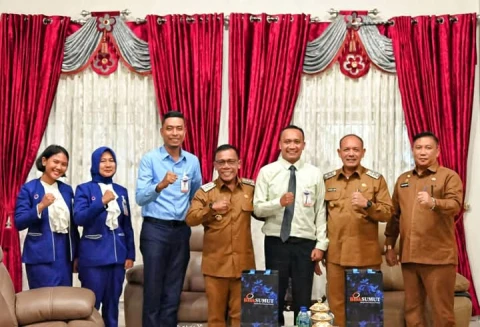 Bupati Masinton Ajak Bank Sumut Kembangkan Ekonomi Kreatif Anak Muda Tapteng