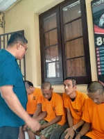 Apes, Pelaku Pencurian Lampu Hias di Lapangan Merdeka Binjai Diciduk Polisi