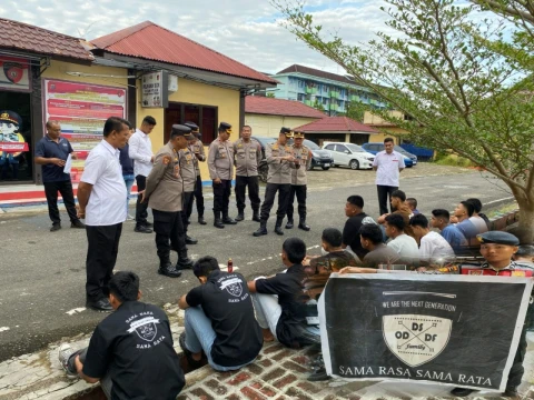 Polisi Tangkap Geng Buat Onar, Kapolres Tapteng: Tidak Mentolerir Aksi Mengganggu Keamanan