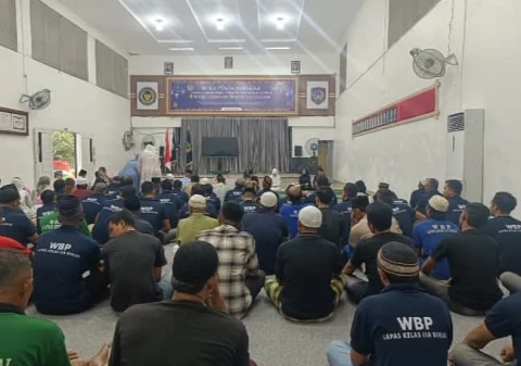 Lapas Binjai Gelar Buka Puasa Bersama, Kehangatan & Kebersamaan Terasa Begitu Kuat Bersama Warga Binaan