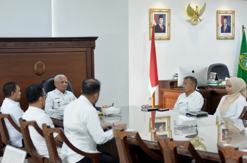 Wagub Sumut Surya Ikuti Rakor Penyaluran Bantuan Presiden bagi Korban Bencana