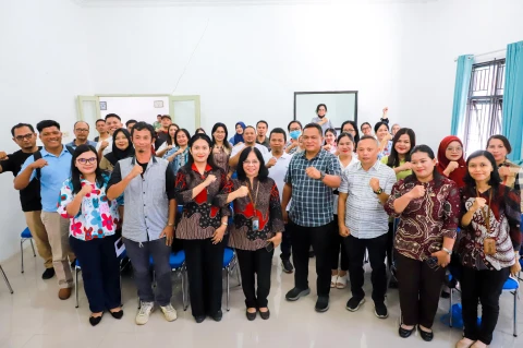 Kadiskominfo Siantar Johanes Sihombing Buka Kegiatan Pembinaan Statistik Sektoral Materi Satu Data Indonesia Tahun 2026