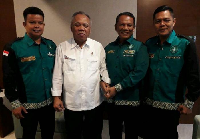 DPP dan DPD JBMI Berpoto bersama dengan Menteri Pekerjaan Umum dan Perumahan Rakyat.
