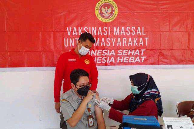 BIN Daerah Sumut Gelar Vaksinasi Di Politeknik Pembangunan Pertanian (POLBANGTAN) Deli Serdang