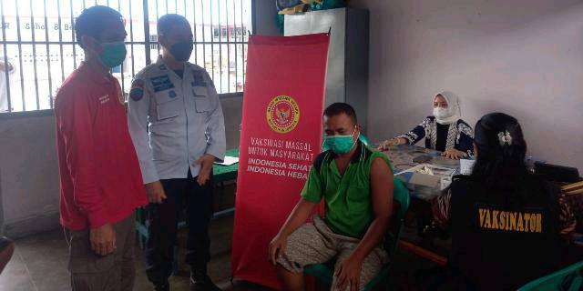 BIN Sumut Gelar Vaksinasi di Lapas Kelas III Gunungtua Paluta