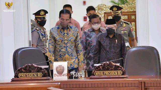 Presiden dan Wakil Presiden RI, Kamis (14/4).