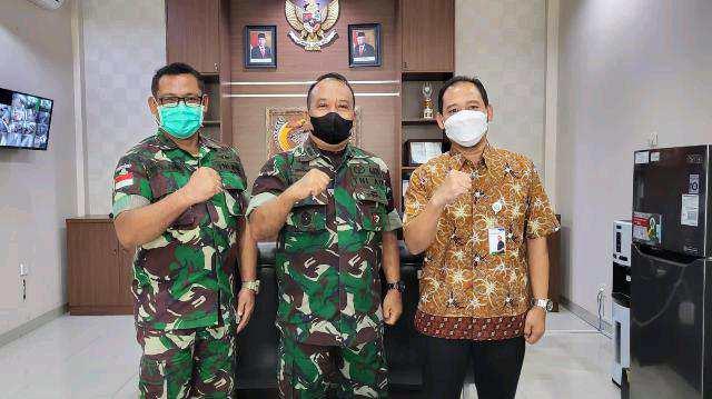 Dirbinlitbang Puskesad Silaturahmi Ke Kantor BPJS Merauke