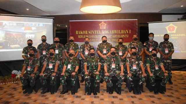 Rakor Intelijen Kotama Ops TNI Jajaran Kogabwilhan I
